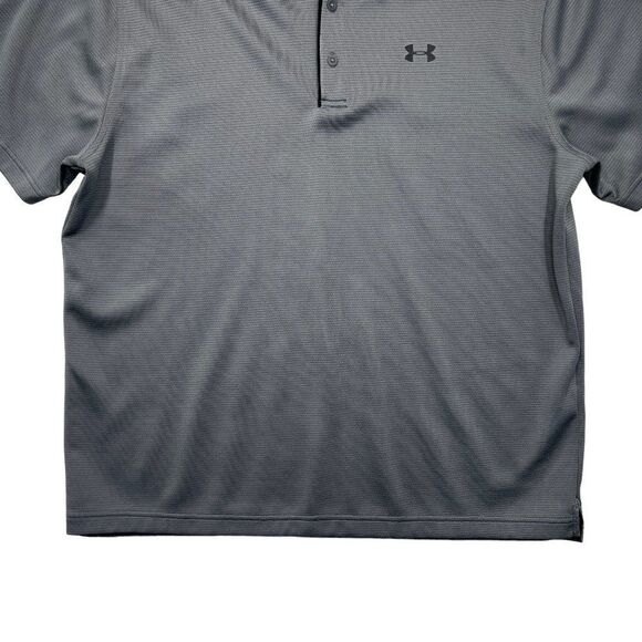 Under Armour Men's Gray Tech Polo - Picture 4 of 10